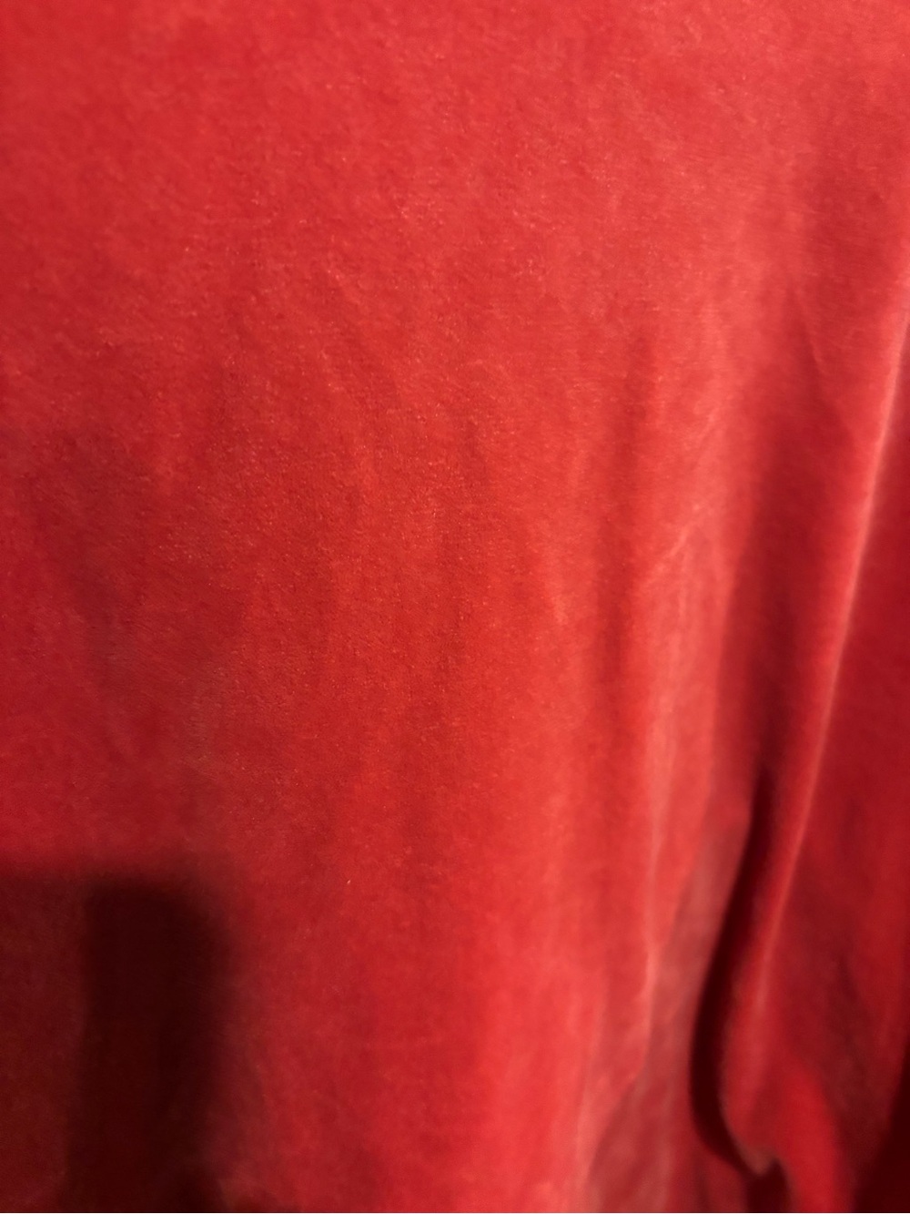 Old Navy Red Velour Boxy Pullover Sweatshirt - Picture 2 of 4